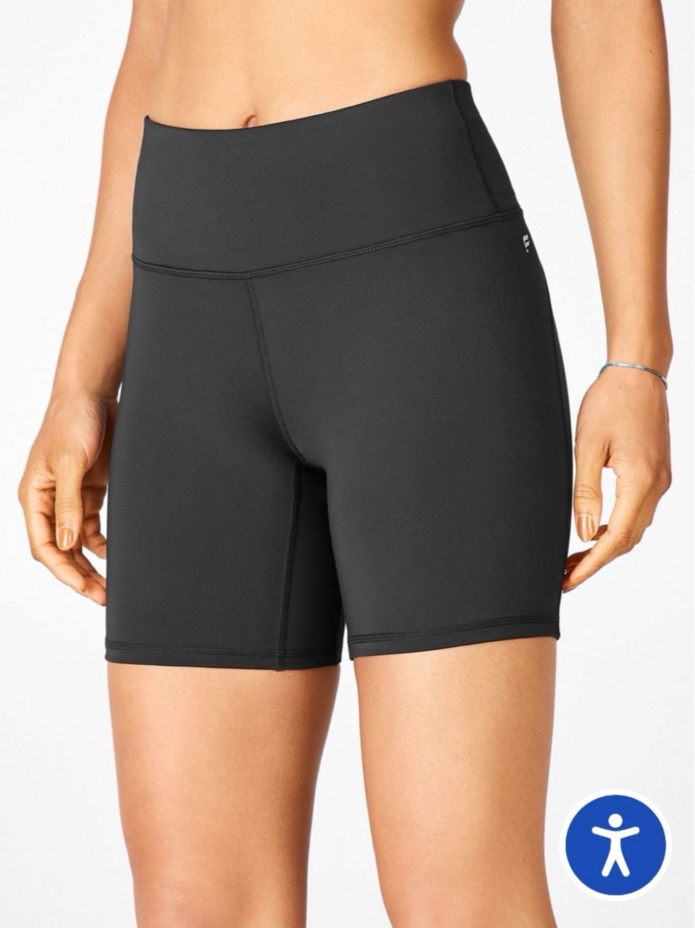 Fabletics High-Waisted Ultracool Bike Shorts, S, NWT